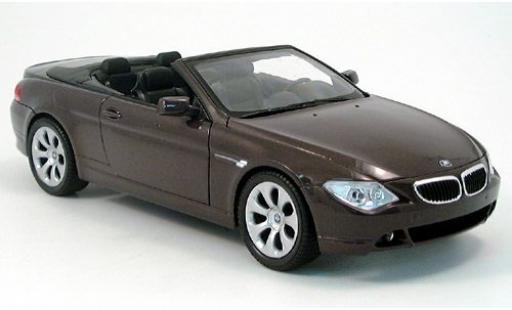 Coche miniatura Bmw 645 1/18 Welly CI Cabriolet rojo 2004 1:18 Bmw 645 1/18 Welly CI Cabriolet rojo 2004 1:18 coche miniatura