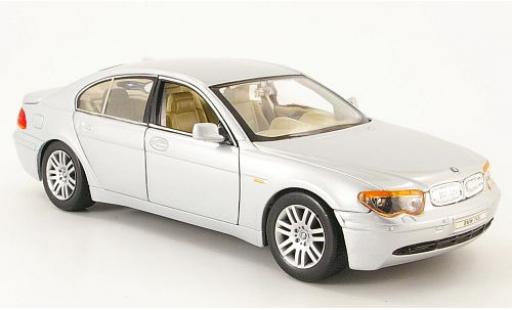 Bmw 745 1/24 Welly i silber 2002 1:24 coche miniatura