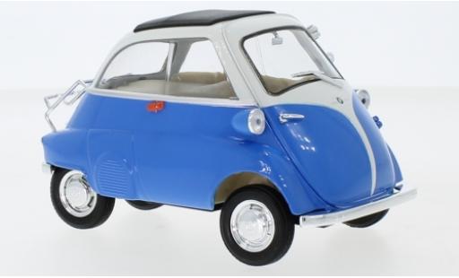 Bmw Isetta 1/18 Welly 250 azul/blanco coche miniatura