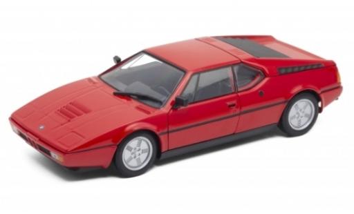 Bmw M1 1/24 Welly rojo 1978 coche miniatura