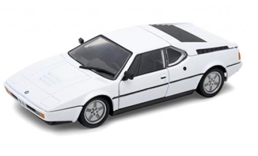 Bmw M1 1/24 Welly blanco 1978 coche miniatura