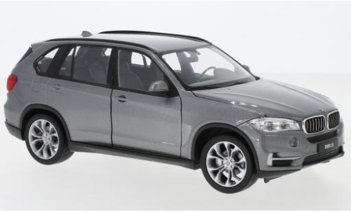 Bmw X5 1/24 Welly (F15) metalico gris coche miniatura