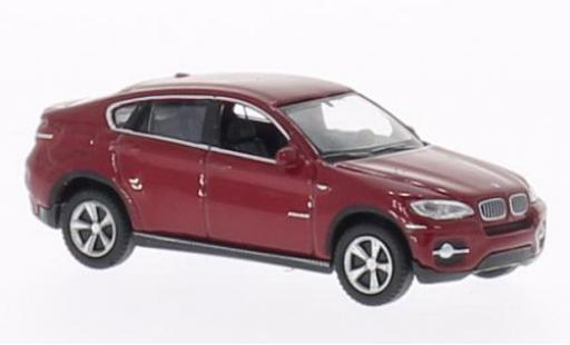Bmw X6 1/87 Welly rojo 1:87 coche miniatura