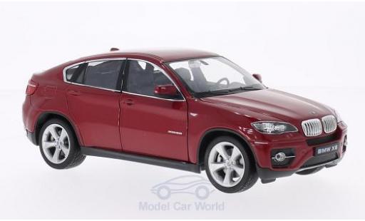 Bmw X6 1/24 Welly metalico rojo coche miniatura