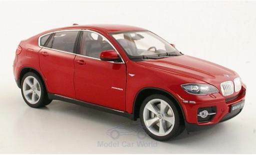 Bmw X6 1/18 Welly rojo coche miniatura