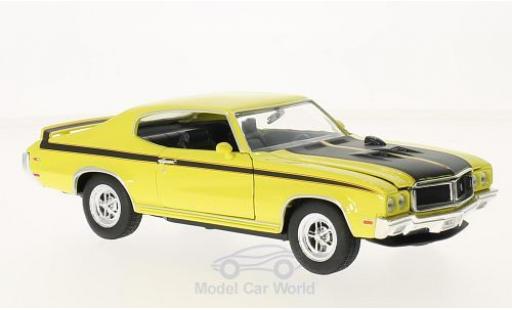 Coche miniatura Buick GS 1/24 Welly X amarillo/negro 1970 Buick GS 1/24 Welly X amarillo/negro 1970 coche miniatura
