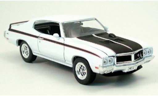 Coche miniatura Buick GS 1/24 Welly X blanco/negro 1970 Buick GS 1/24 Welly X blanco/negro 1970 coche miniatura