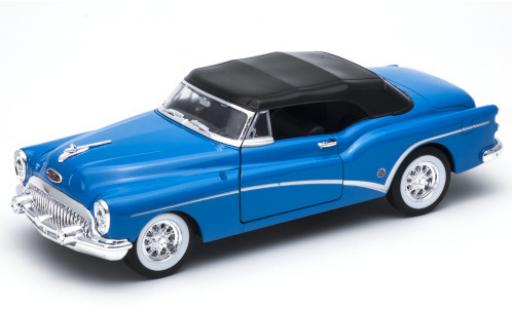 Coche miniatura Buick Skylark 1/24 Welly azul 1953 mit geschlossenem Verdeck Buick Skylark 1/24 Welly azul 1953 mit geschlossenem Verdeck coche miniatura