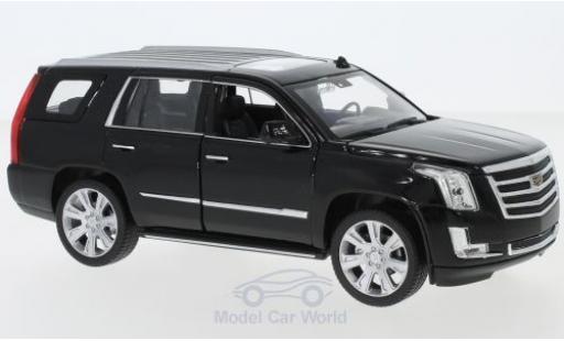 Coche miniatura Cadillac Escalade 1/24 Welly negro 2017 Cadillac Escalade 1/24 Welly negro 2017 coche miniatura