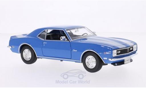 Coche miniatura Chevrolet Camaro 1/24 Welly Z28 azul/blanco 1968 ohne Vitrine Chevrolet Camaro 1/24 Welly Z28 azul/blanco 1968 ohne Vitrine coche miniatura