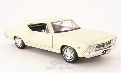 Coche miniatura Chevrolet Chevelle 1/24 Welly SS 396 beige 1968 Chevrolet Chevelle 1/24 Welly SS 396 beige 1968 coche miniatura