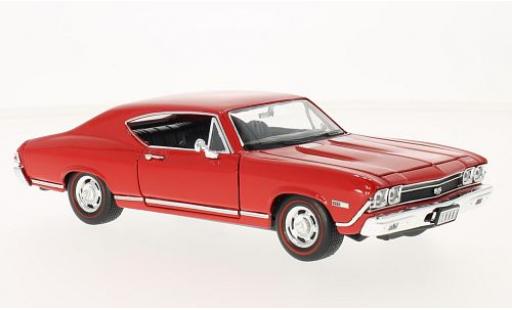 Coche miniatura Chevrolet Chevelle 1/24 Welly SS 396 rojo 1968 Chevrolet Chevelle 1/24 Welly SS 396 rojo 1968 coche miniatura