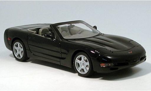 Coche miniatura Chevrolet Corvette 1/18 Welly Cabriolet schwarz 1999 1:18 Chevrolet Corvette 1/18 Welly Cabriolet schwarz 1999 1:18 coche miniatura