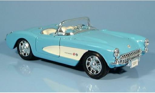 Coche miniatura Chevrolet Corvette 1/24 Welly Cabriolet türkis 1957 1:24 Chevrolet Corvette 1/24 Welly Cabriolet türkis 1957 1:24 coche miniatura