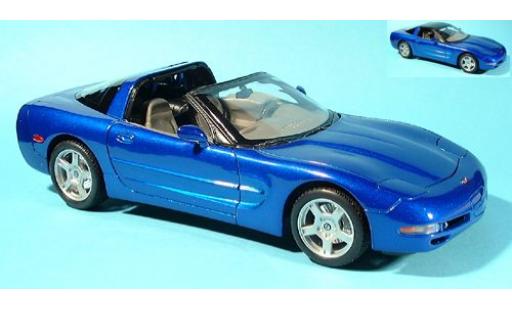Coche miniatura Chevrolet Corvette 1/18 Welly Coupe blau 1999 1:18 Chevrolet Corvette 1/18 Welly Coupe blau 1999 1:18 coche miniatura