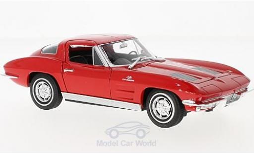 Coche miniatura Chevrolet Corvette C2 1/24 Welly Sting Ray (C2) rojo 1963 Chevrolet Corvette C2 1/24 Welly Sting Ray (C2) rojo 1963 coche miniatura