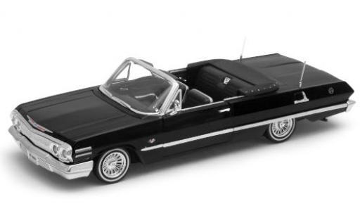 Coche miniatura Chevrolet Impala 1/24 Welly Convertible Tuning negro 1963 Chevrolet Impala 1/24 Welly Convertible Tuning negro 1963 coche miniatura