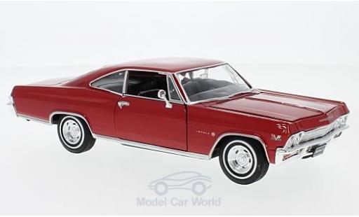 Coche miniatura Chevrolet Impala 1/24 Welly SS 396 rojo 1965 Chevrolet Impala 1/24 Welly SS 396 rojo 1965 coche miniatura