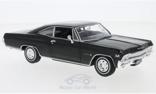Coche miniatura Chevrolet Impala 1/24 Welly SS 396 negro 1965 Chevrolet Impala 1/24 Welly SS 396 negro 1965 coche miniatura