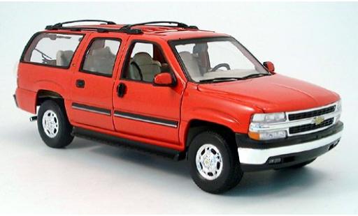 Coche miniatura Chevrolet Suburban 1/18 Welly rojo 1:18 Chevrolet Suburban 1/18 Welly rojo 1:18 coche miniatura