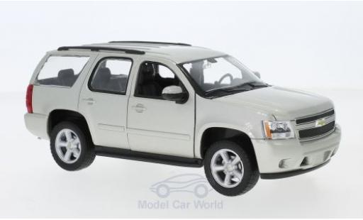 Coche miniatura Chevrolet Tahoe 1/24 Welly metalico beige 2008 Chevrolet Tahoe 1/24 Welly metalico beige 2008 coche miniatura