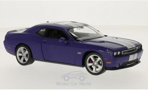 Coche miniatura Dodge Challenger 1/24 Welly SRT lila/gris 2012 Dodge Challenger 1/24 Welly SRT lila/gris 2012 coche miniatura
