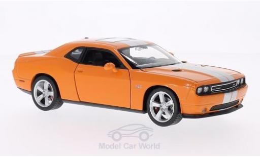 Coche miniatura Dodge Challenger 1/24 Welly SRT naranja/gris Dodge Challenger 1/24 Welly SRT naranja/gris coche miniatura