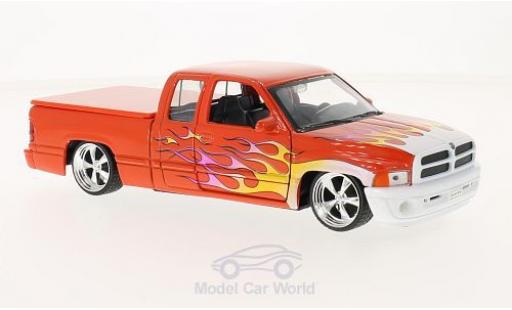 Coche miniatura Dodge RAM 1/24 Welly Ram Quad Cab 1500 Sport naranja/Dekor Dodge RAM 1/24 Welly Ram Quad Cab 1500 Sport naranja/Dekor coche miniatura