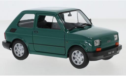 Fiat 126 1/24 Welly verde coche miniatura
