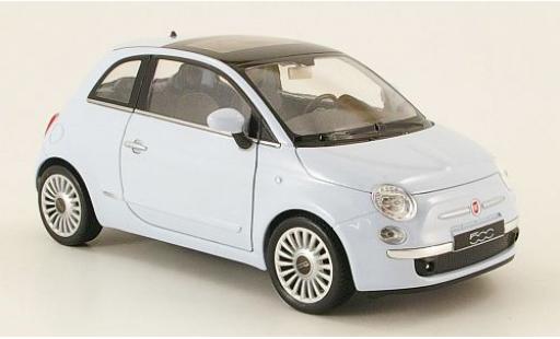 Fiat 500 1/24 Welly weiss 2007 1:24 coche miniatura