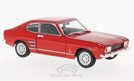 Coche miniatura Ford Capri 1/24 Welly I 1600 GT XLR rojo 1969 Ford Capri 1/24 Welly I 1600 GT XLR rojo 1969 coche miniatura
