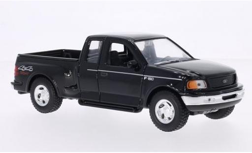 Coche miniatura Ford F-1 1/24 Welly 50 Flareside Supercab negro 1999 Ford F-1 1/24 Welly 50 Flareside Supercab negro 1999 coche miniatura