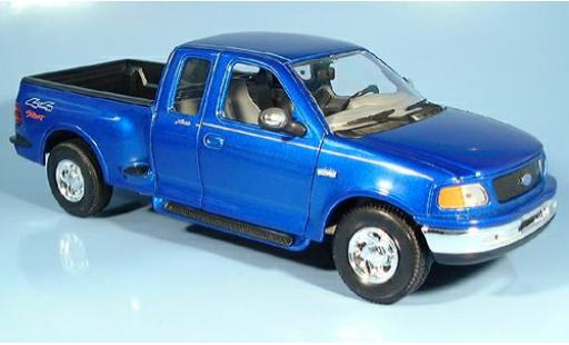 Coche miniatura Ford F-1 1/18 Welly 50 Super Cab blau 1999 1:18 Ford F-1 1/18 Welly 50 Super Cab blau 1999 1:18 coche miniatura