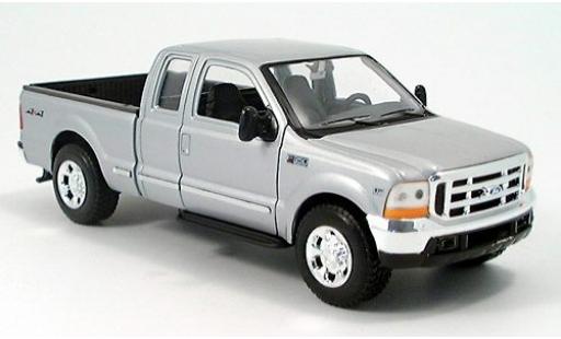 Coche miniatura Ford F-350 1/24 Welly F350 silber 1:24 Ford F-350 1/24 Welly F350 silber 1:24 coche miniatura