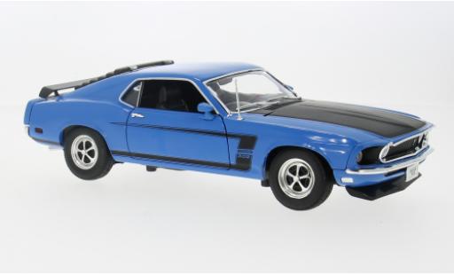 Coche miniatura Ford Mustang 1/18 Welly Boss 302 blau/schwarz 1969 1:18 Ford Mustang 1/18 Welly Boss 302 blau/schwarz 1969 1:18 coche miniatura