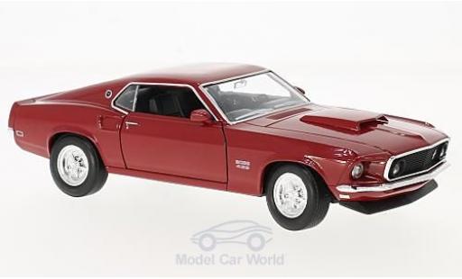 Coche miniatura Ford Mustang 1/24 Welly Boss 429 rojo 1969 Ford Mustang 1/24 Welly Boss 429 rojo 1969 coche miniatura