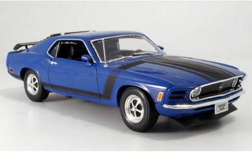 Coche miniatura Ford Mustang 1/18 Welly Boss blau 1970 1:18 Ford Mustang 1/18 Welly Boss blau 1970 1:18 coche miniatura
