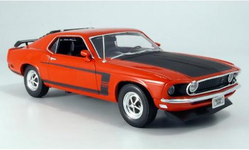 Coche miniatura Ford Mustang 1/18 Welly Boss rojo/schwarz 1969 1:18 Ford Mustang 1/18 Welly Boss rojo/schwarz 1969 1:18 coche miniatura