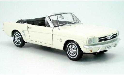 Coche miniatura Ford Mustang 1/18 Welly Cabriolet creme 1964 1:18 Ford Mustang 1/18 Welly Cabriolet creme 1964 1:18 coche miniatura
