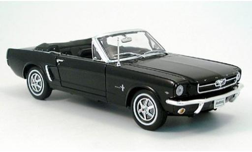 Coche miniatura Ford Mustang 1/18 Welly Cabriolet schwarz 1964 1:18 Ford Mustang 1/18 Welly Cabriolet schwarz 1964 1:18 coche miniatura