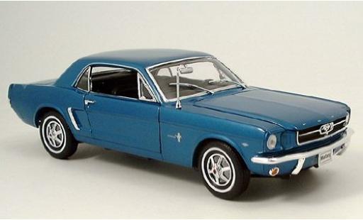 Coche miniatura Ford Mustang 1/18 Welly Coupe grün 1964 1:18 Ford Mustang 1/18 Welly Coupe grün 1964 1:18 coche miniatura