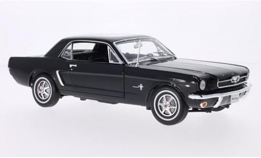 Coche miniatura Ford Mustang 1/24 Welly Coupe negro 1964 Ford Mustang 1/24 Welly Coupe negro 1964 coche miniatura