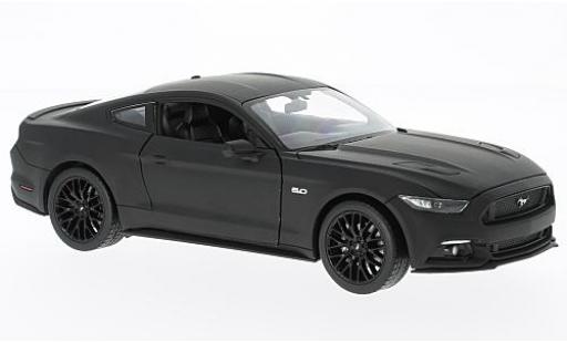 Coche miniatura Ford Mustang 1/24 Welly GT matt-negro 2015 Ford Mustang 1/24 Welly GT matt-negro 2015 coche miniatura