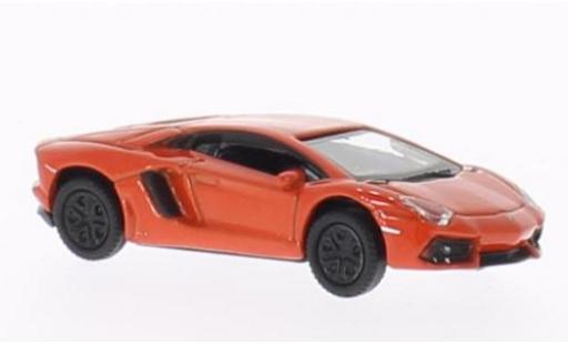 Lamborghini Aventador 1/87 Welly LP700-4 naranja 1:87 coche miniatura