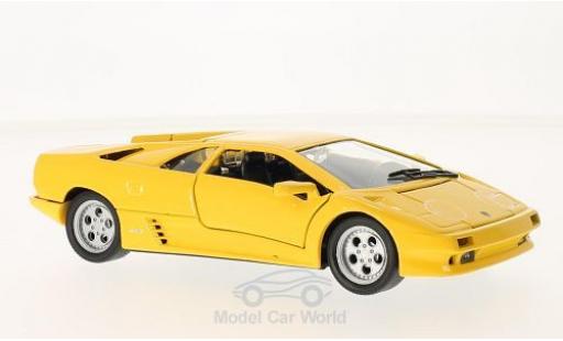 Coche miniatura Lamborghini Diablo 1/24 Welly amarillo 1998 ohne Vitrine Lamborghini Diablo 1/24 Welly amarillo 1998 ohne Vitrine coche miniatura