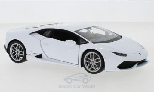 Coche miniatura Lamborghini Huracan 1/24 Welly LP 610-4 blanco Lamborghini Huracan 1/24 Welly LP 610-4 blanco coche miniatura