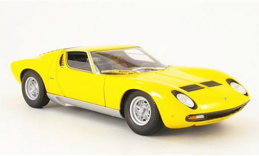 Coche miniatura Lamborghini Miura 1/18 Welly SV gelb 1971 1:18 Lamborghini Miura 1/18 Welly SV gelb 1971 1:18 coche miniatura
