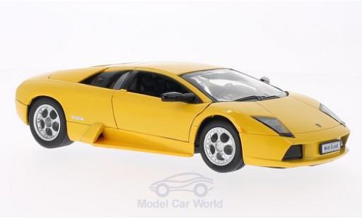 Coche miniatura Lamborghini Murcielago 1/24 Welly amarillo Lamborghini Murcielago 1/24 Welly amarillo coche miniatura