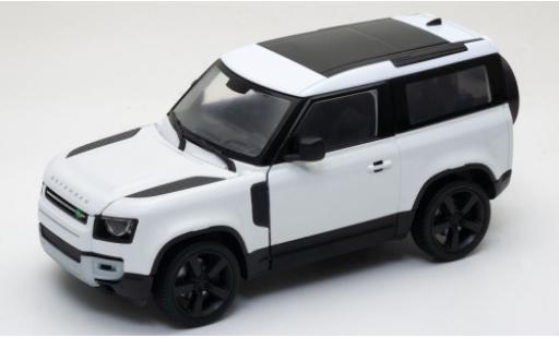 Coche miniatura Land Rover Defender 1/24 Welly blanco 2020 Land Rover Defender 1/24 Welly blanco 2020 coche miniatura