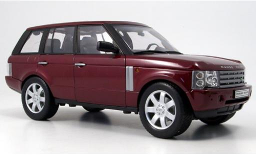 Coche miniatura Land Rover Range Rover 1/18 Welly dkl.-rojo-met. 2003 1:18 Land Rover Range Rover 1/18 Welly dkl.-rojo-met. 2003 1:18 coche miniatura